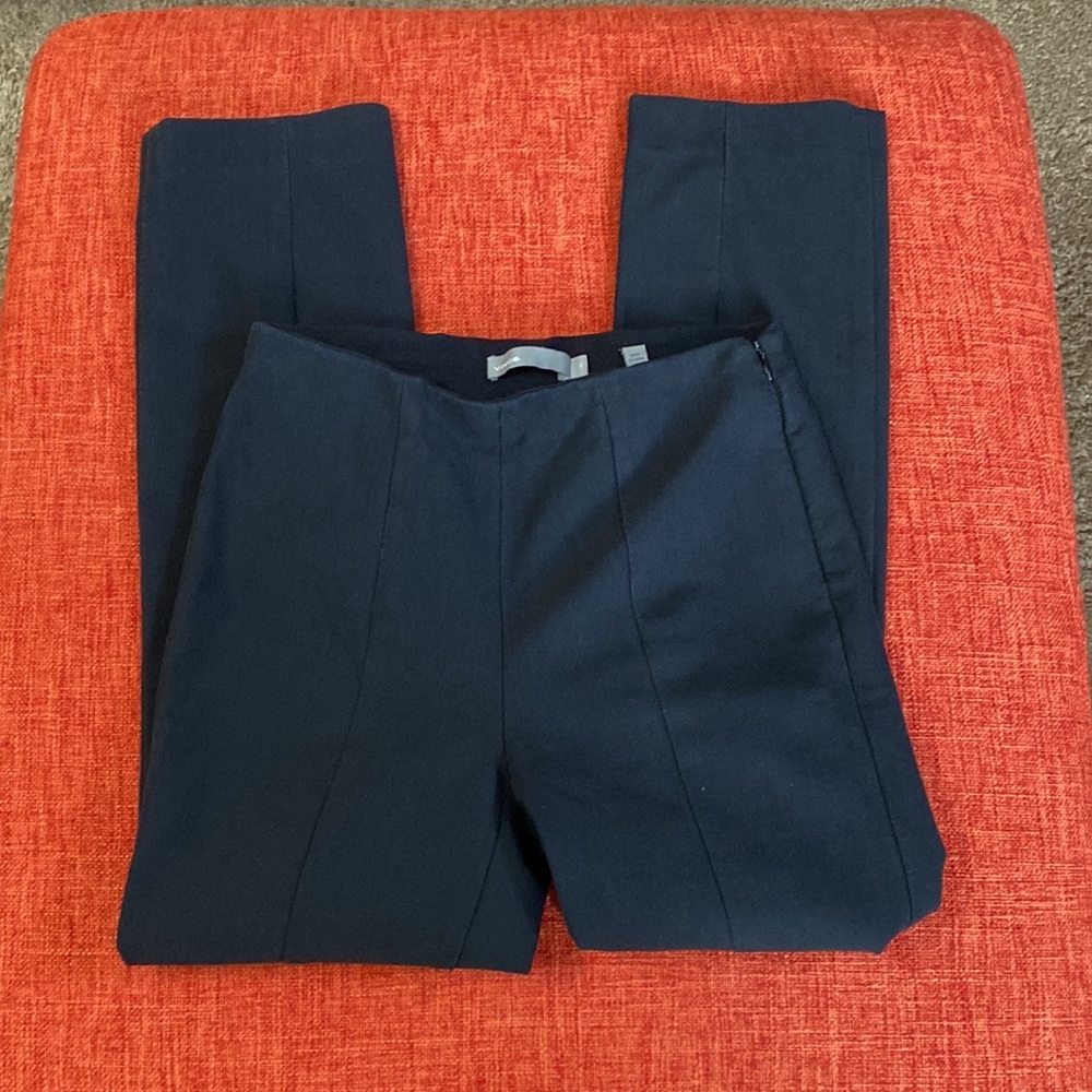 Vince Black Cropped Ankle Trouser Pants